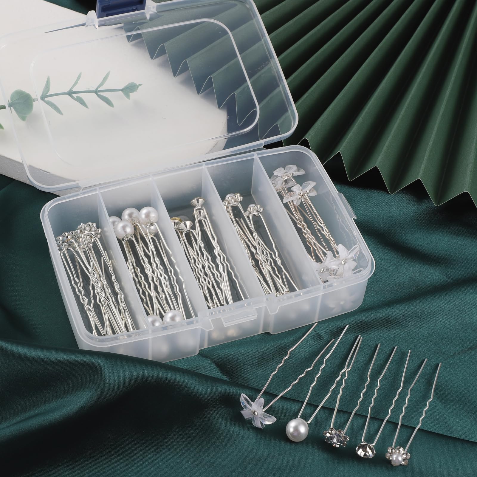 BESARME 48-pack five-styles box for versatile bridal styling