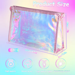 BESARME waterproof PVC cosmetic bag keeps items protected.