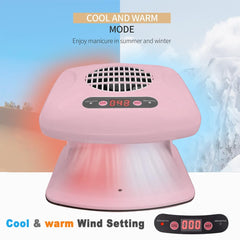 BESFURNITURE Nail Dryer showing cool-air-mode for quick, smudge-free polish finish