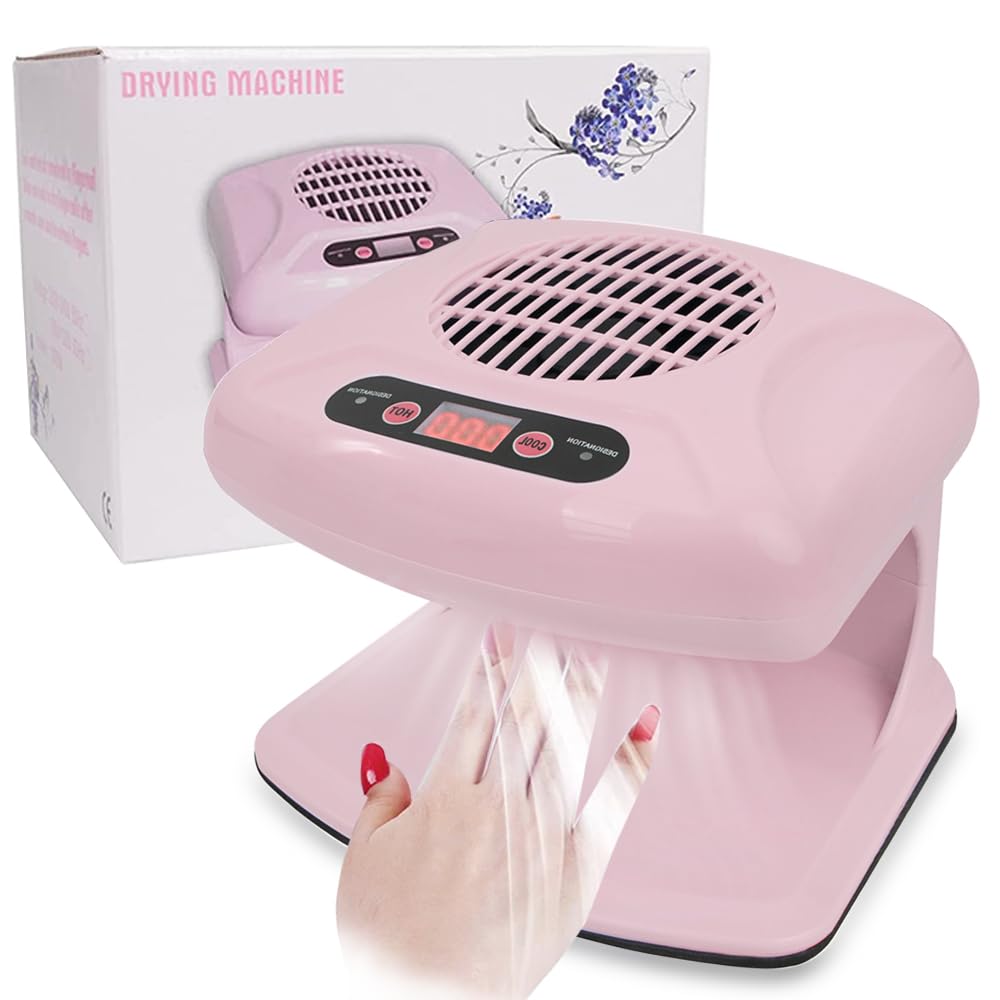 BESFURNITURE Nail Dryer with hands-under-sensor for hands-free drying of regular polish