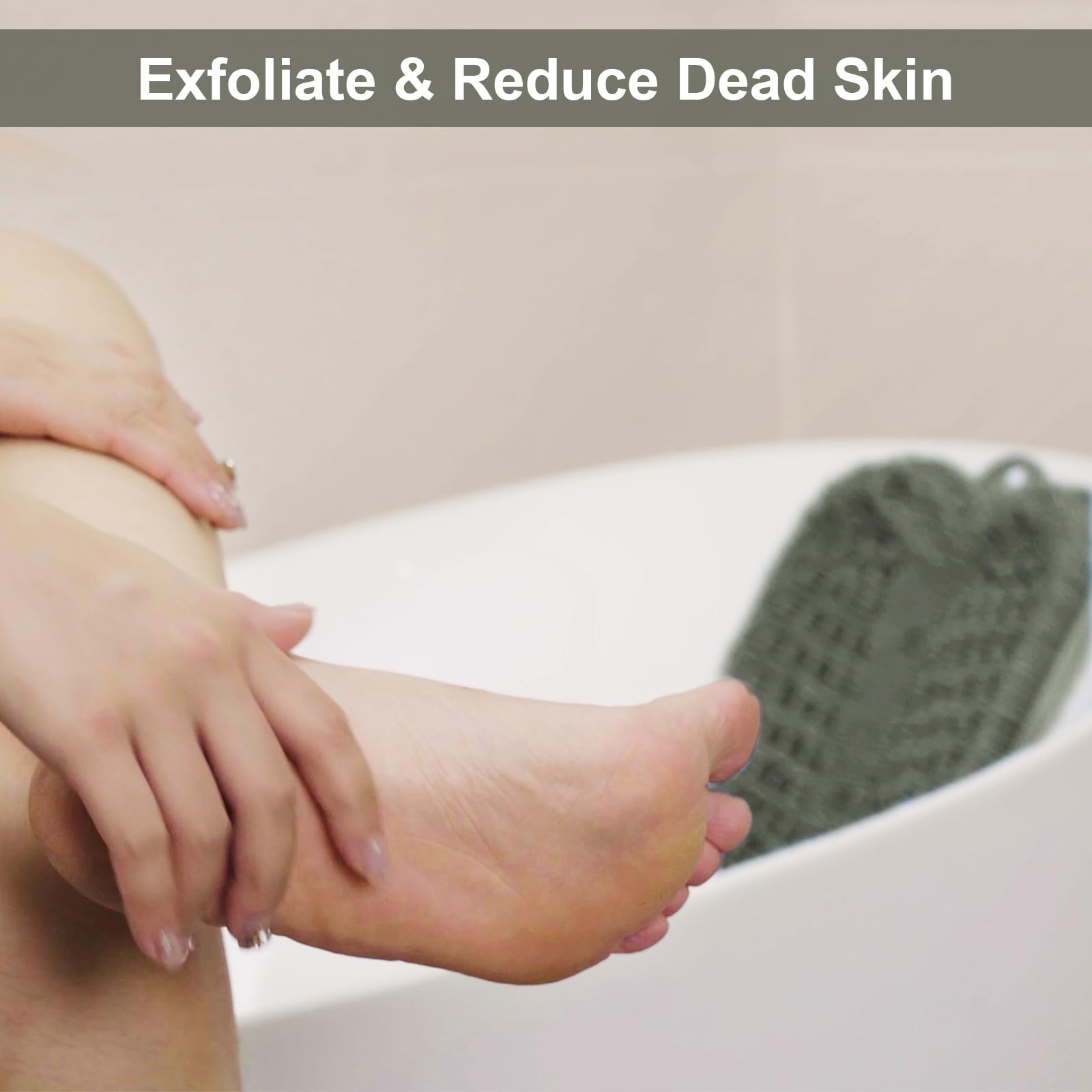 Beskar callus and dry skin exfoliation reduces rough patches on feet.