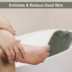 Beskar callus and dry skin exfoliation reduces rough patches on feet.