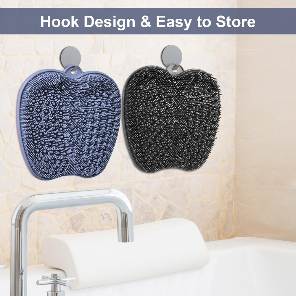 BESKAR Foot Scrubber Mat enlarged 11-2-inch size for better coverage