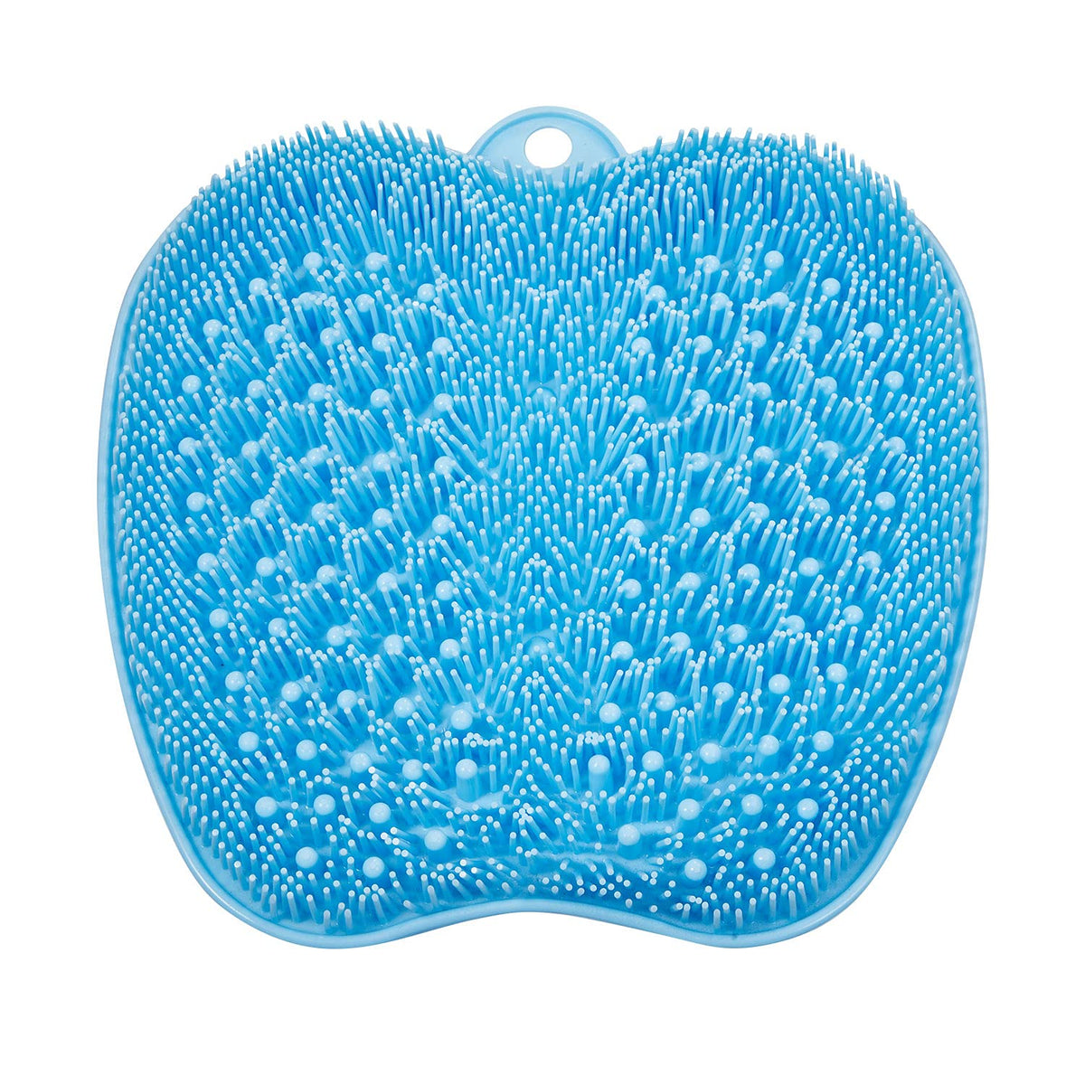 BESKAR foot scrubber mat with non-slip suction cups for secure shower grip and thorough cleaning.