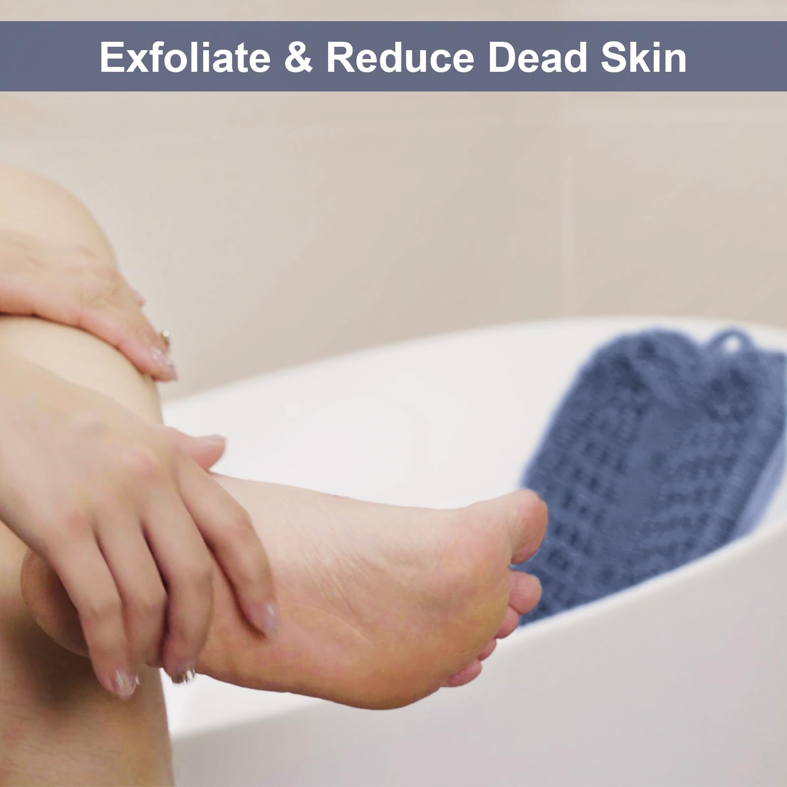 BESKAR Non-slip Suction Cups keep the mat stable on wet shower floors