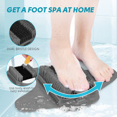 BESKAR foot scrubber anti-slip base enhances stability