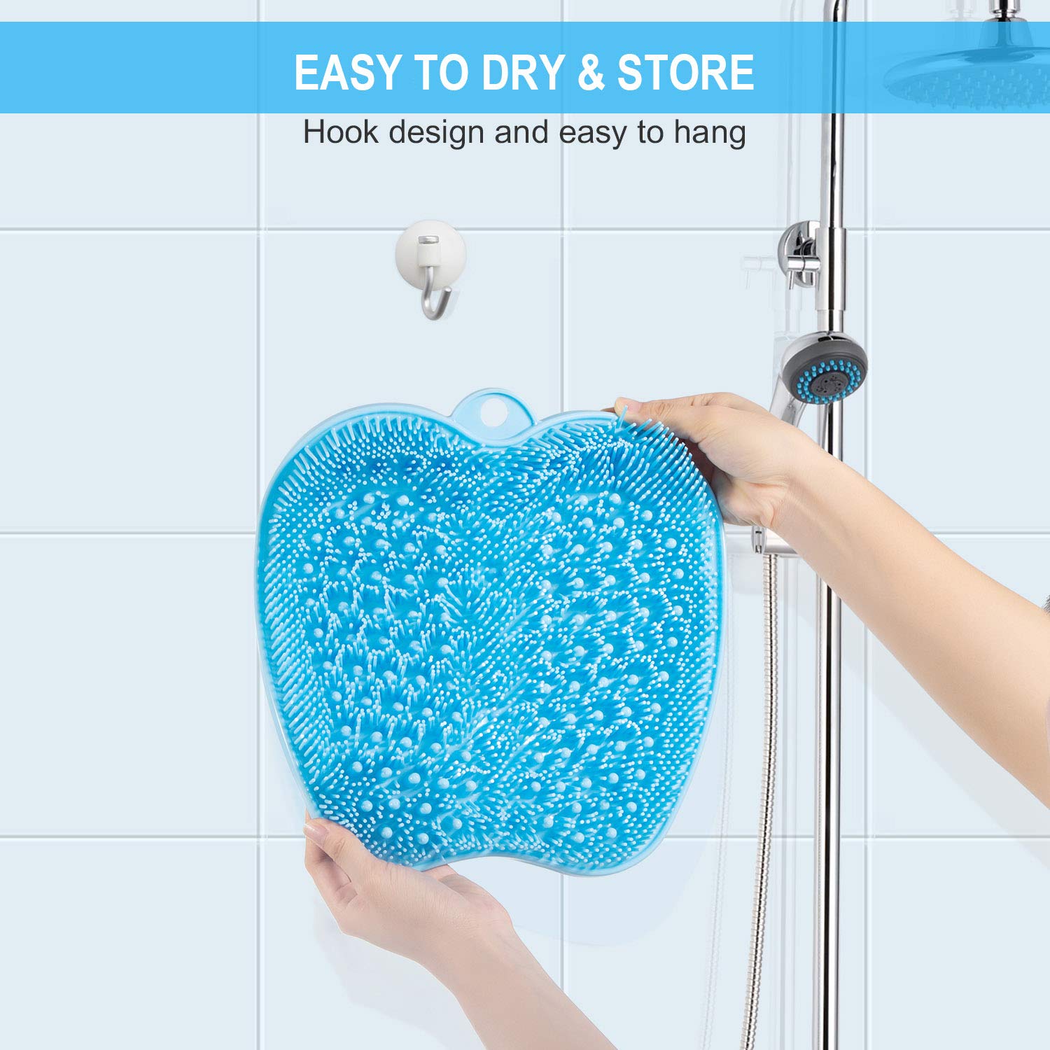 BESKAR shower foot scrubber is easy to clean and maintain.