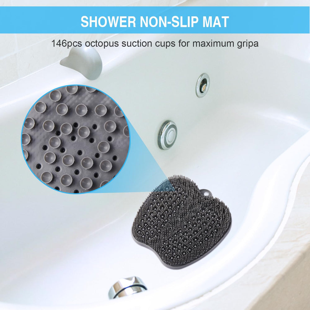Beskar XL foot scrubber mat 28x28 cm size shown for wide standing area
