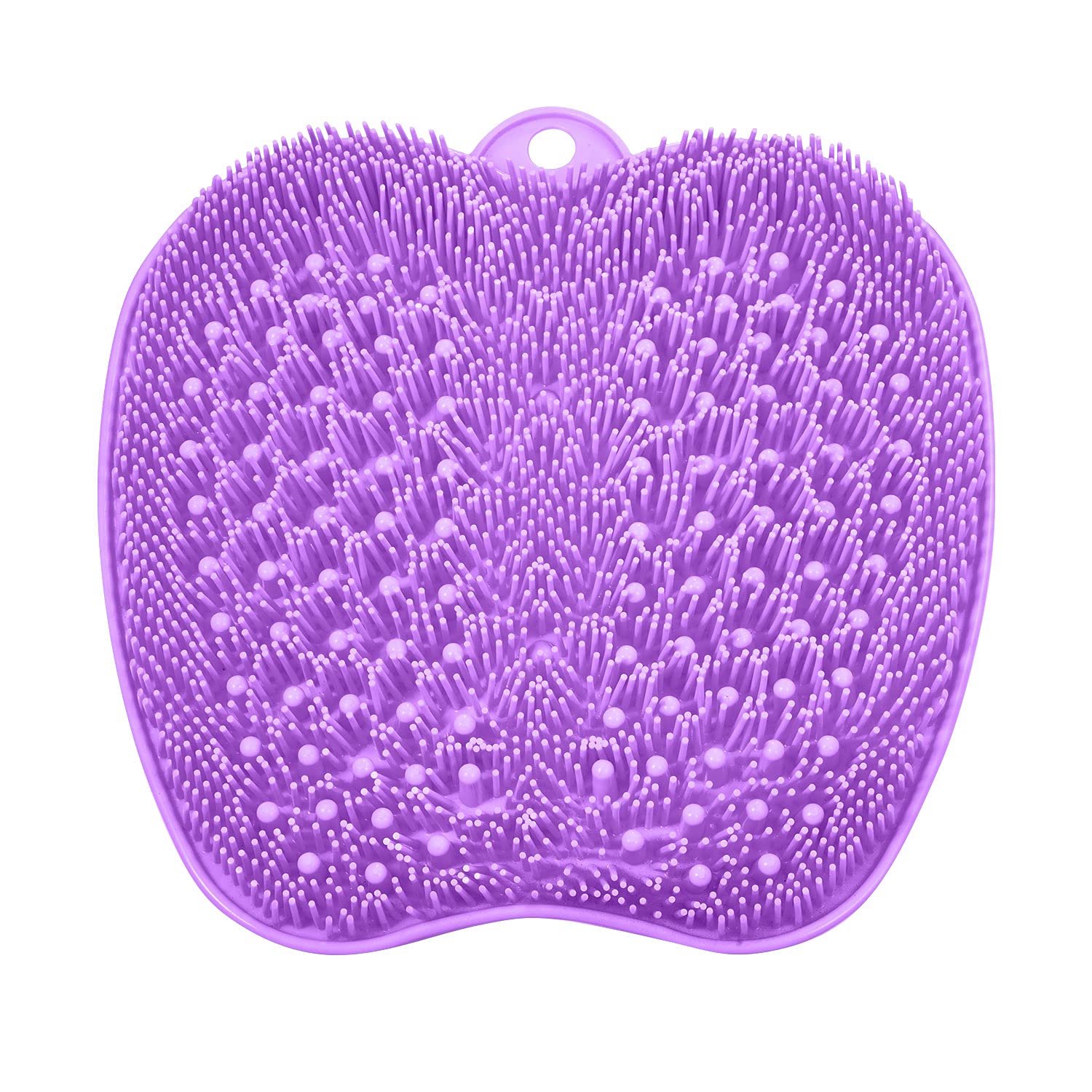 BESKAR XL foot scrubber mat bristles clean and massage feet in the shower.