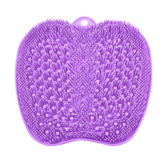 BESKAR XL foot scrubber mat bristles clean and massage feet in the shower.