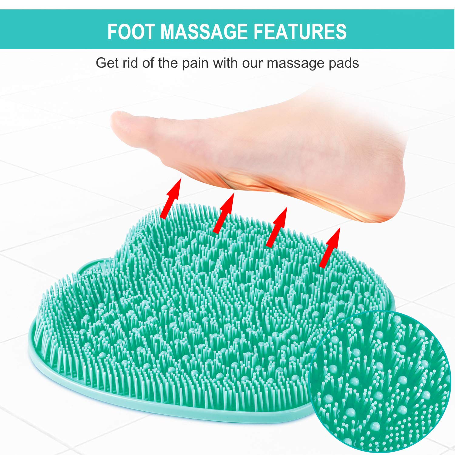 BESKAR XL bristles target calluses and dead skin.