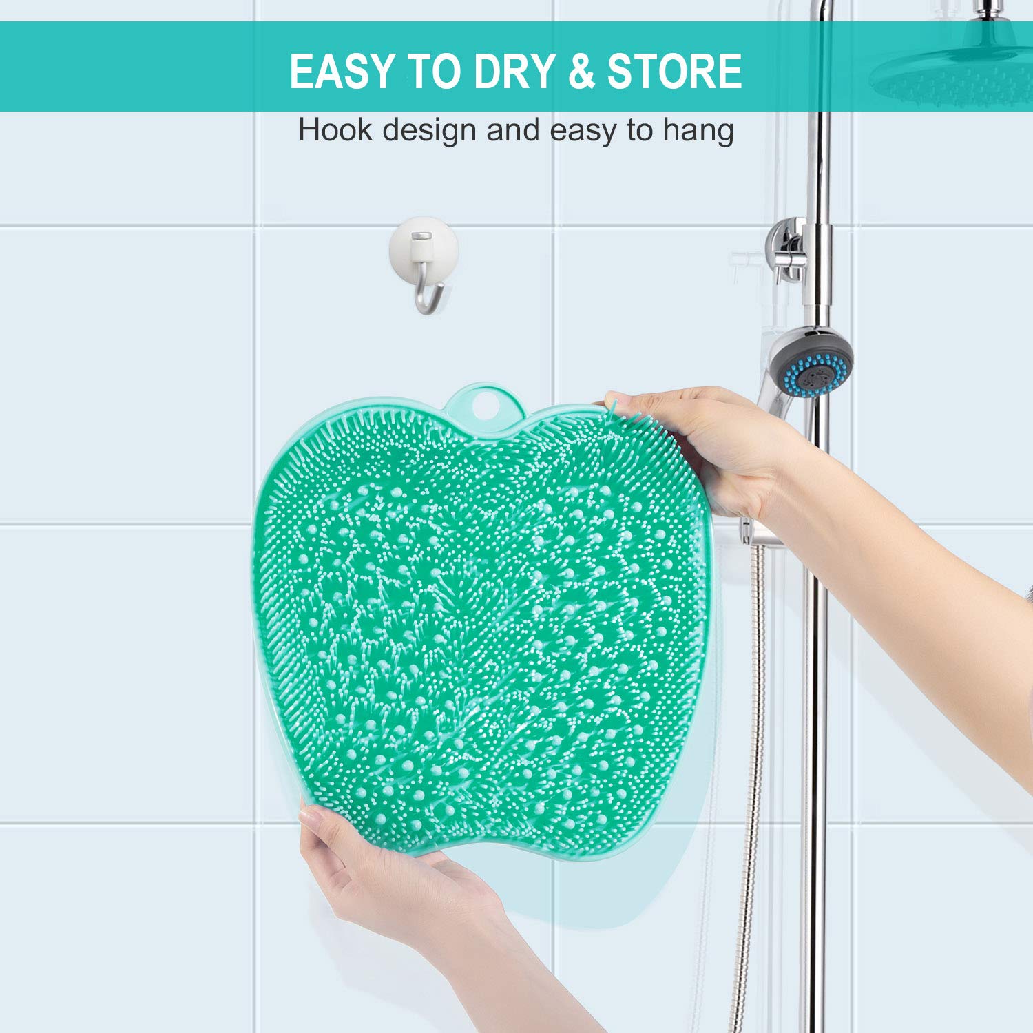 BESKAR XL Foot Scrubber Mat delivers a spa-like massage after showers.
