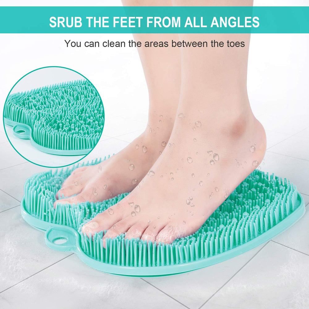 BESKAR XL mat with strong suction cups on shower floor.