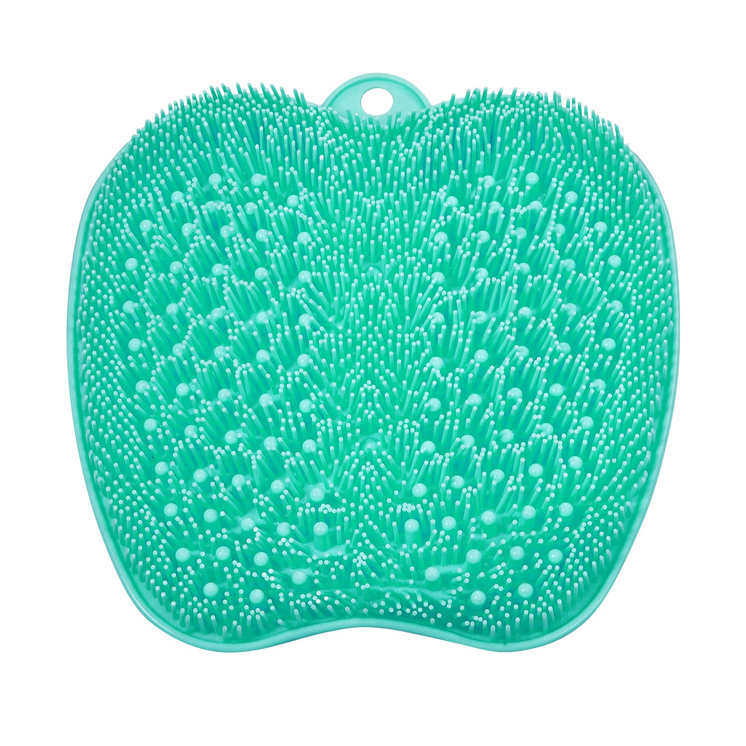 BESKAR XL Foot Scrubber Mat in shower with non-slip setup for safe cleaning.