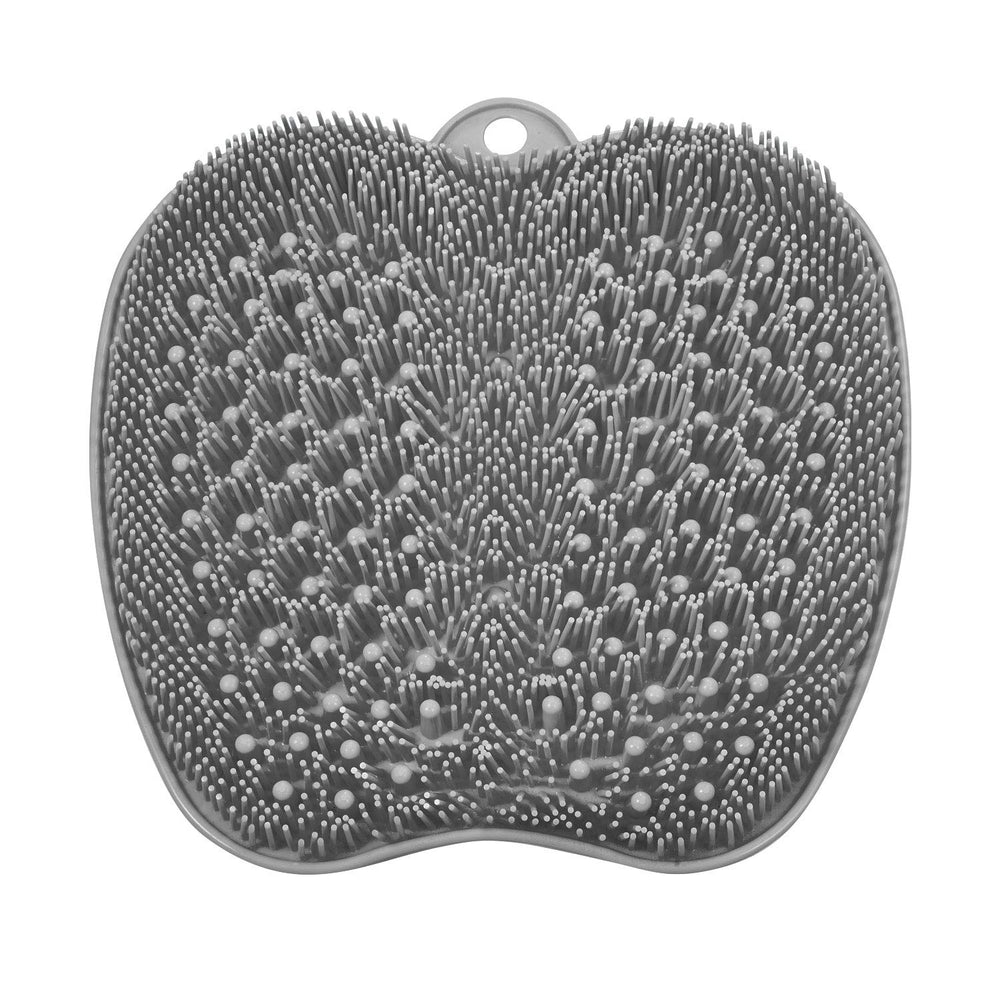 Beskar XL foot scrubber mat in shower highlights its large surface for effortless foot cleaning