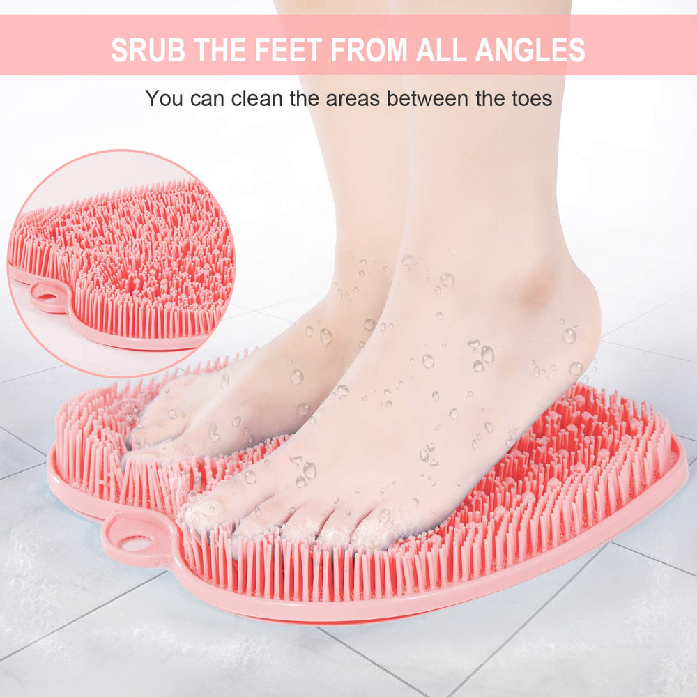 BESKAR XL foot scrubber mat top surface view for easy standing and cleaning.