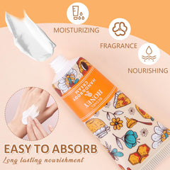 BESNEL non-greasy hand cream absorbs quickly for busy days