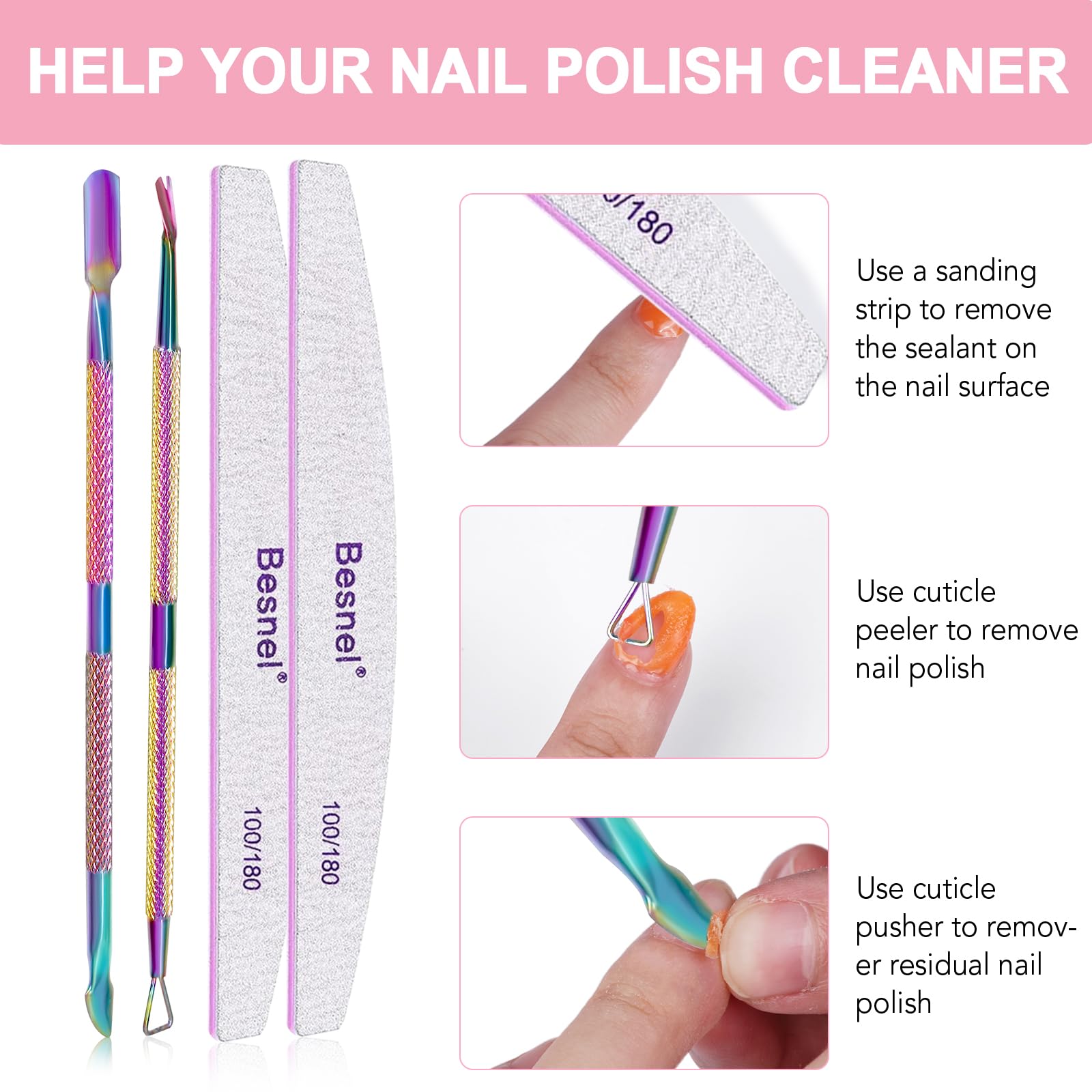 BESNEL final results show clean nails with minimal irritation