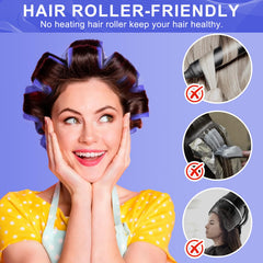 BESSEEK jumbo rollers easy-use application on hair