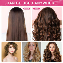 Besseek hair rollers in action wrapping hair for volume and waves