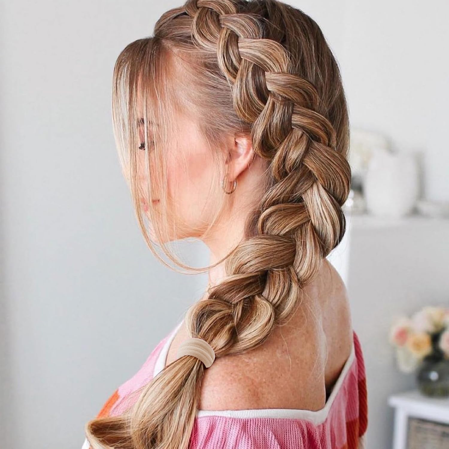 Bessrung hair ties used for ponytails and daily activities