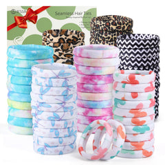 Bessrung leopard-print hair ties collection keeps ponytails secure with snag-free design.