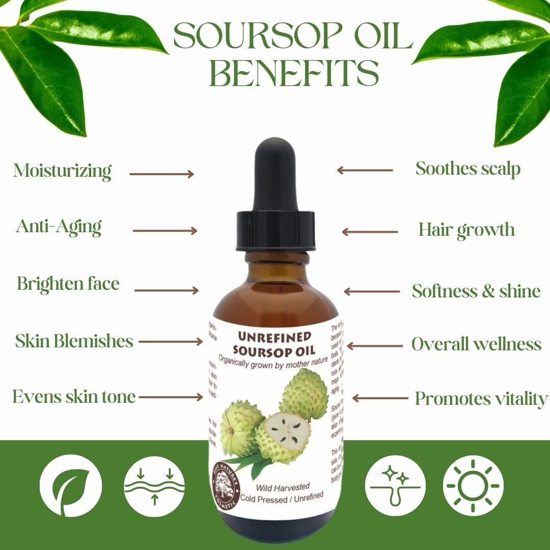 Best Nature's Cosmetics Soursop Oil aroma highlights earthy, nutty fragrance