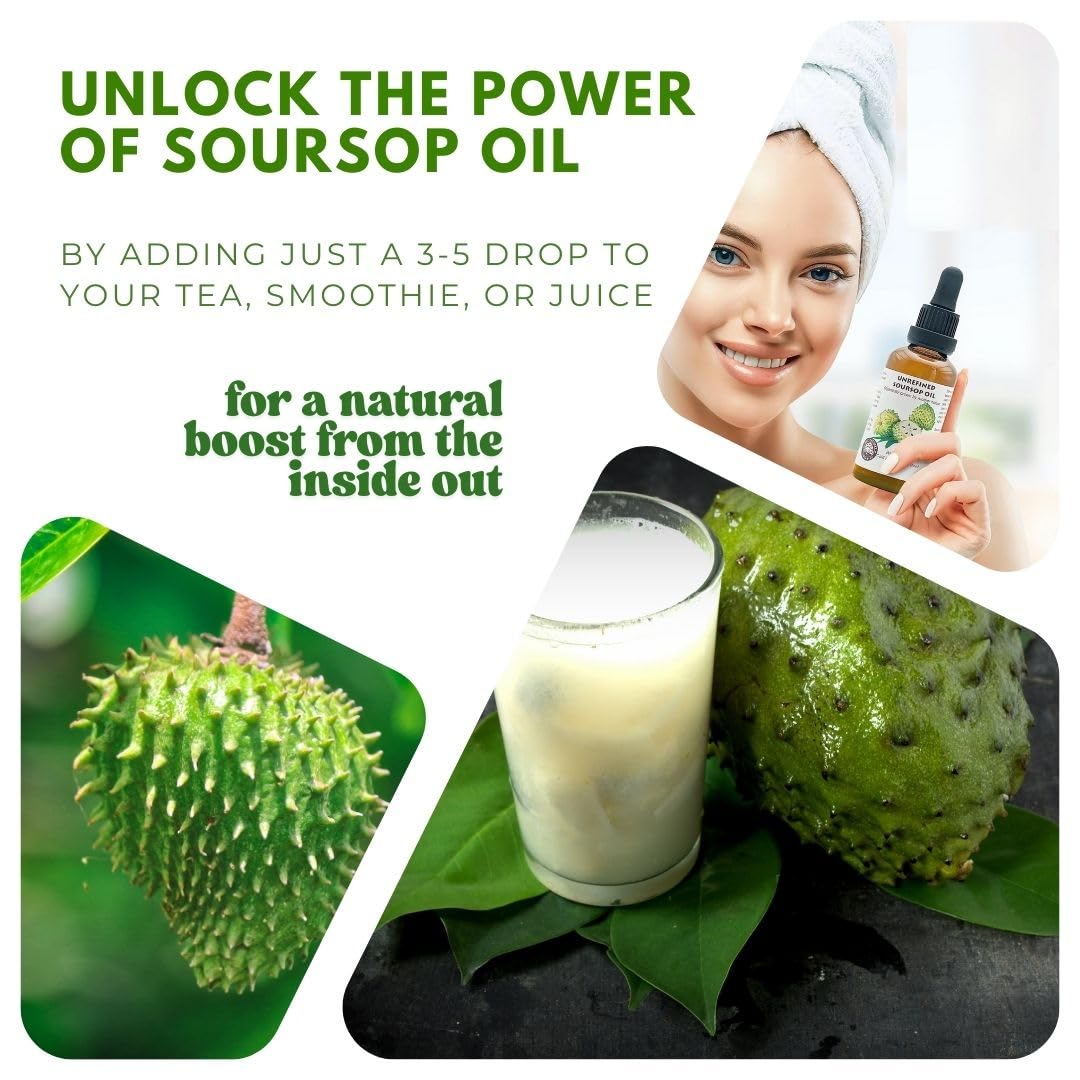 Best Nature's Cosmetics Soursop Oil origin Brazil label confirms cold-pressed method