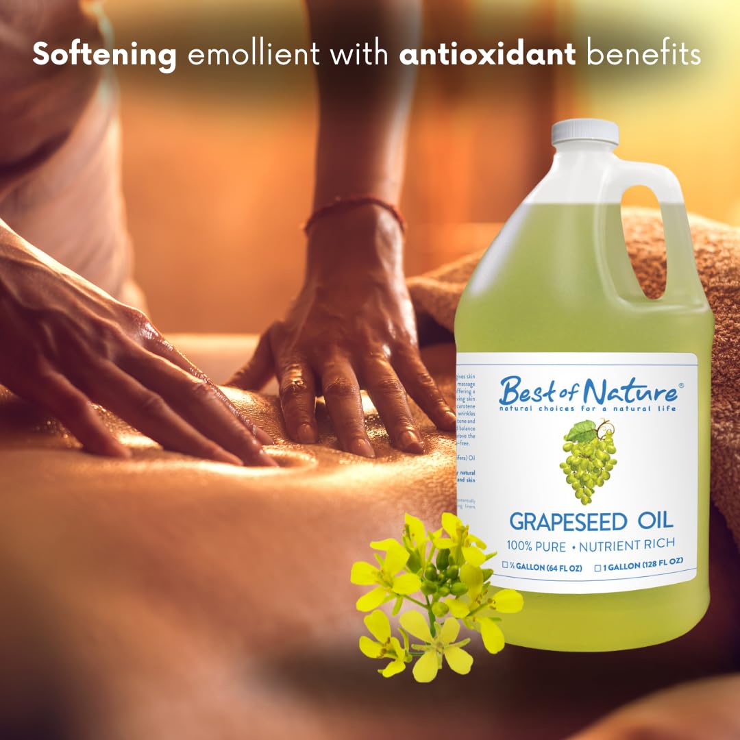 Best of Nature grapeseed oil made in USA in small-batch production