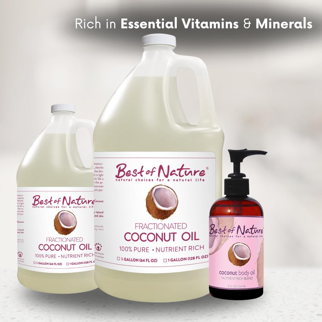 Best of Nature makeup remover coconut oil showing gentle cleansing use case.