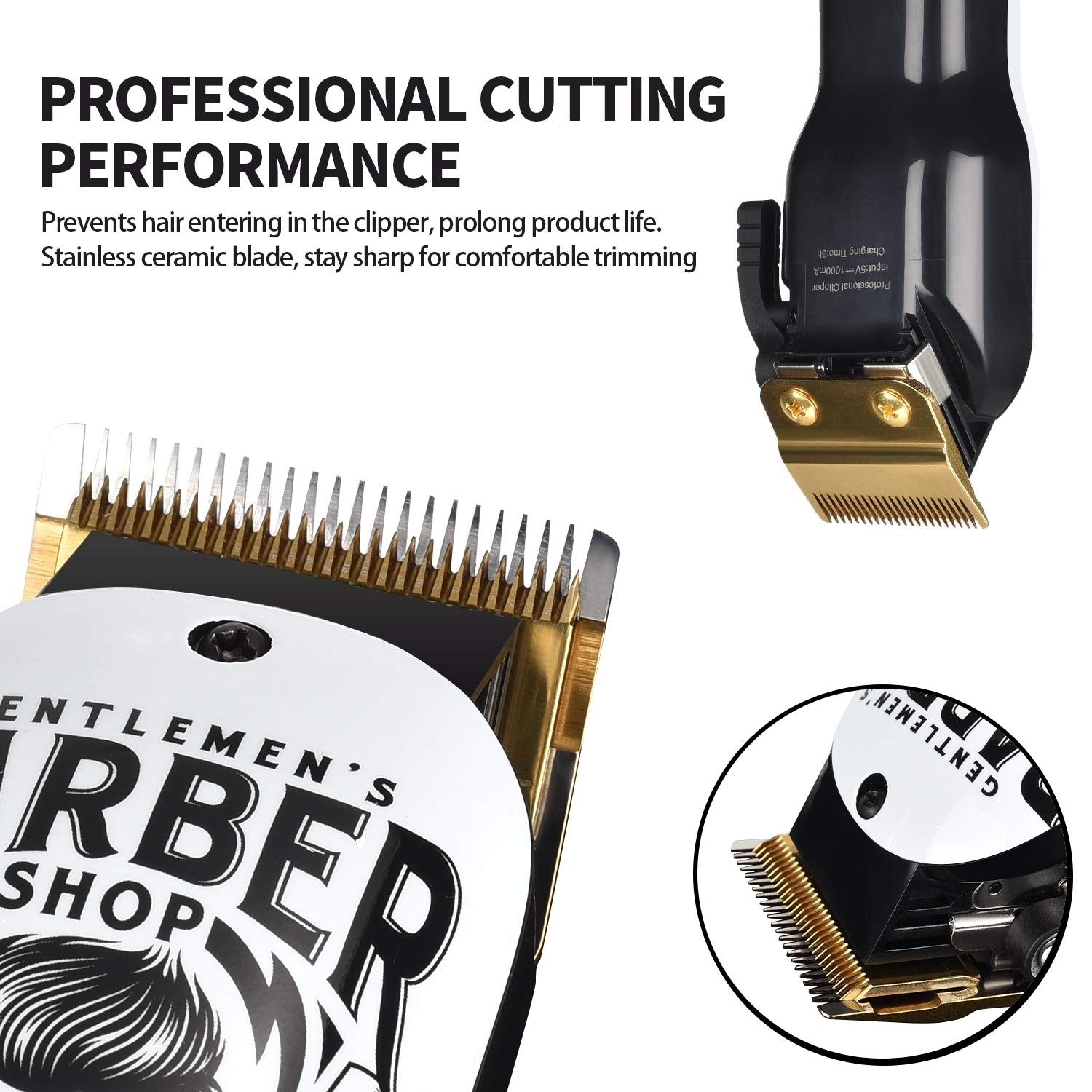 BESTBOMG blades close-up showing self-sharpening precision for smooth cuts.