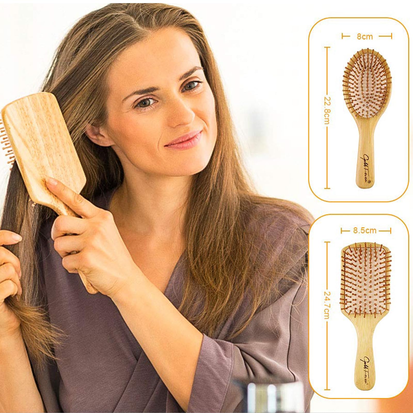 BestFire large air cushion brush providing gentle scalp massage and balanced pressure.