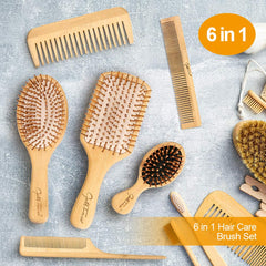 BestFire large-tooth comb gliding through tangles with gentle care.