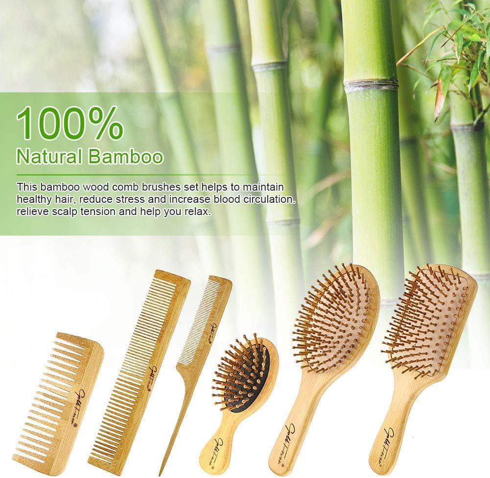 BestFire oval air cushion brush smoothing ends and reducing frizz across hair types.