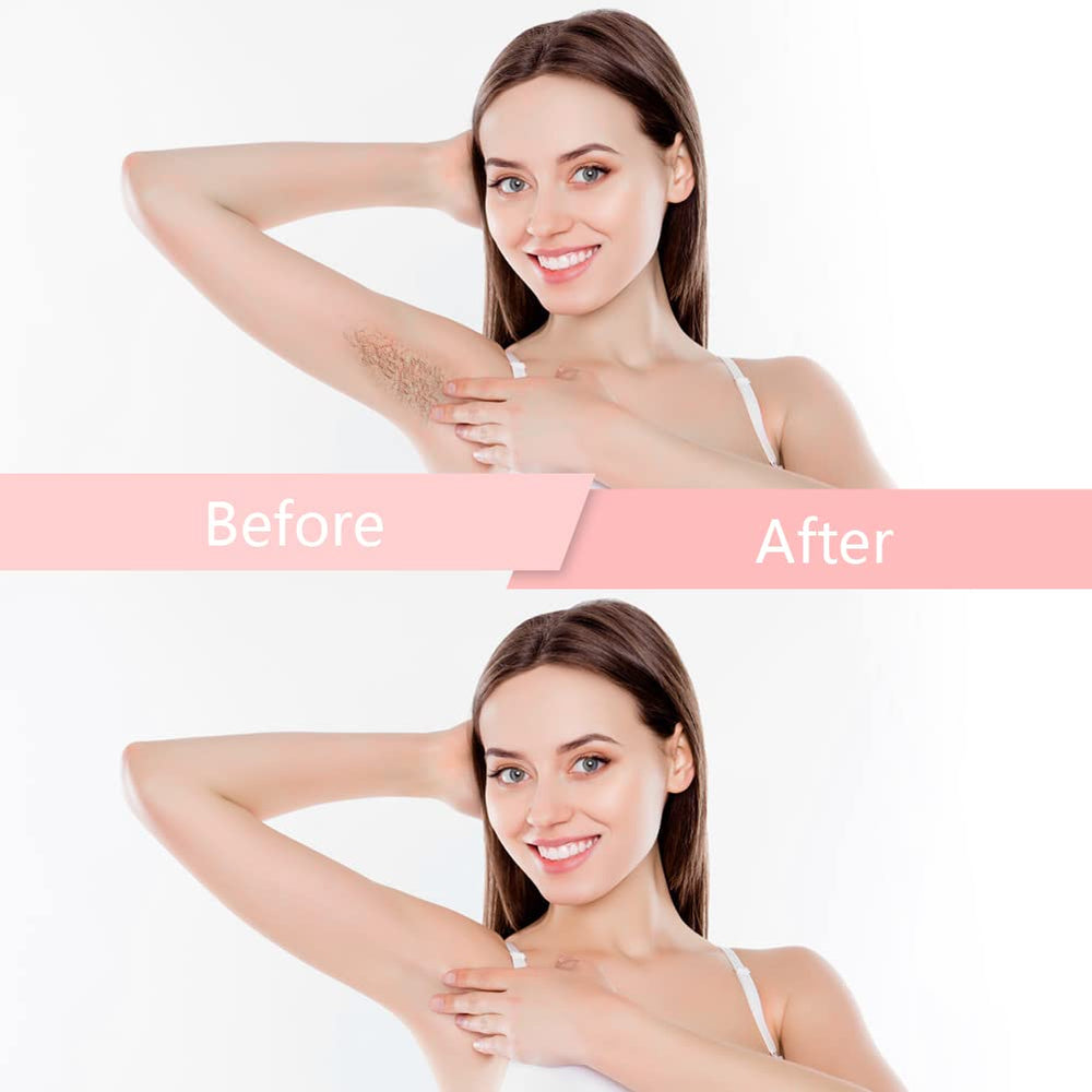 Bestidy wax beads applied with spatula for controlled, clean hair removal.