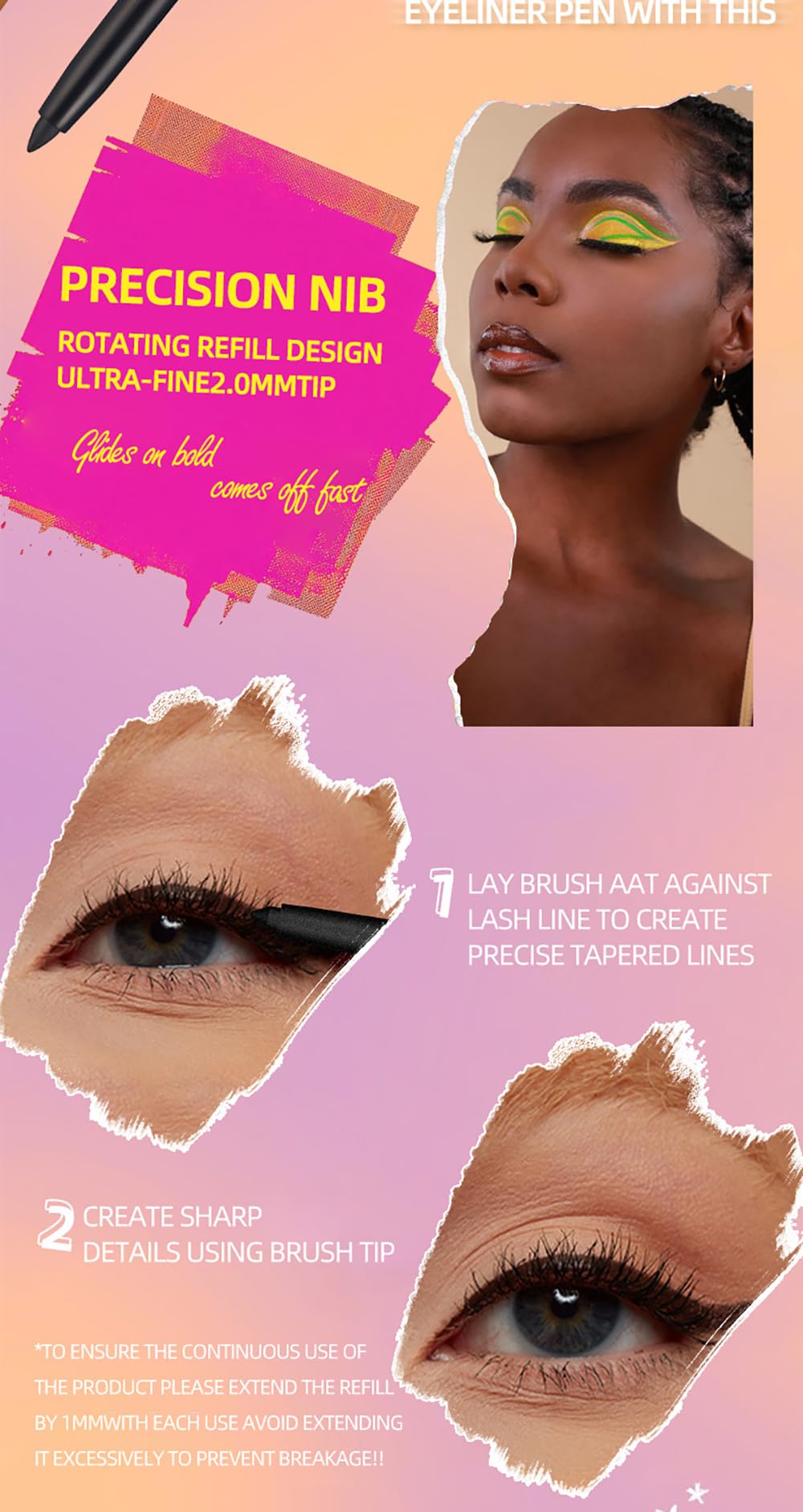 BestLand 12 colors shimmer eyeliner set daily wear and party-ready options