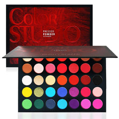 BestLand eyeshadow palette front view shows versatile color range for creative looks.