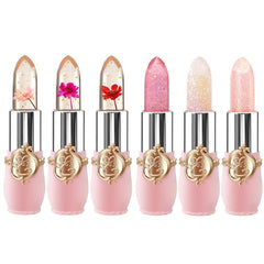 BestLand flower jelly lipsticks set packaging showcases vibrant colors for daily glam.