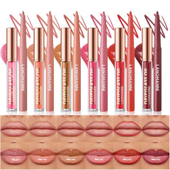 BestLand lip kit matte liners: precise definition for bold color