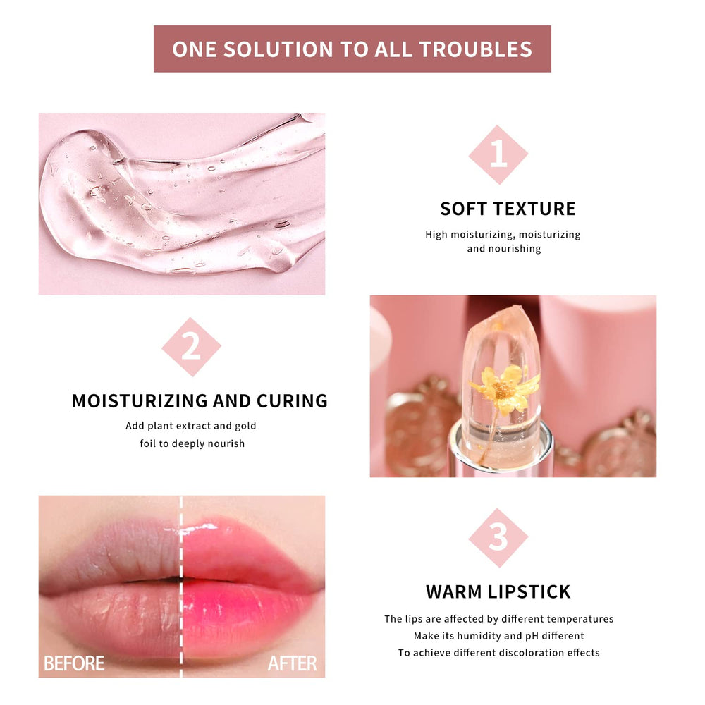 BestLand nourishing tinted lip balm keeps lips soft and hydrated with a hint of color.