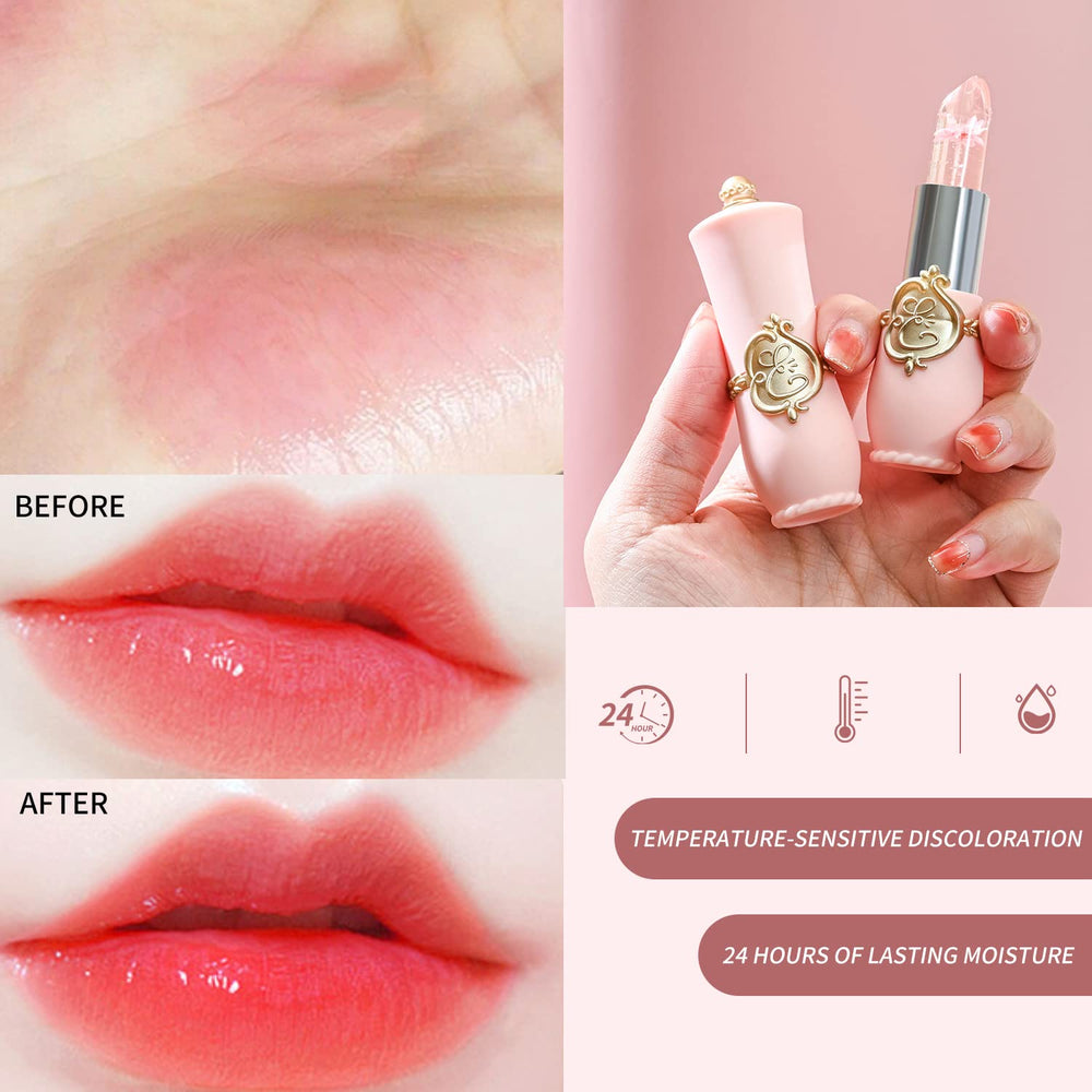 BestLand real flower inside lip gloss with subtle shimmer