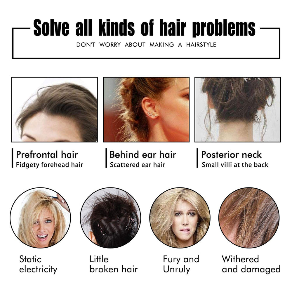 BestLand sleek ponytail styling with wax stick for long-lasting hold.