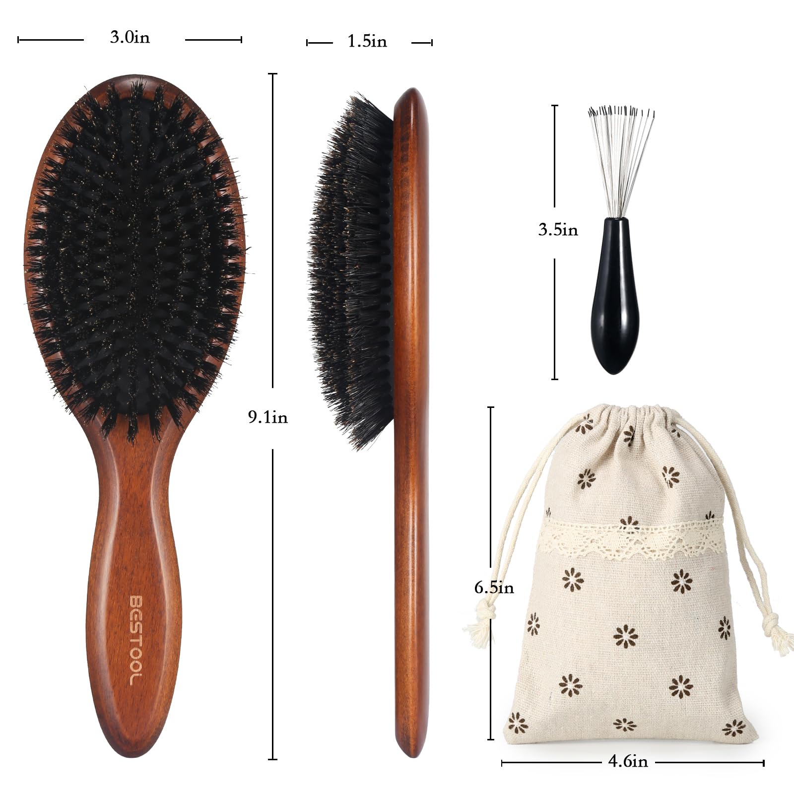 BESTOOL cover bag with brush for portable protection.