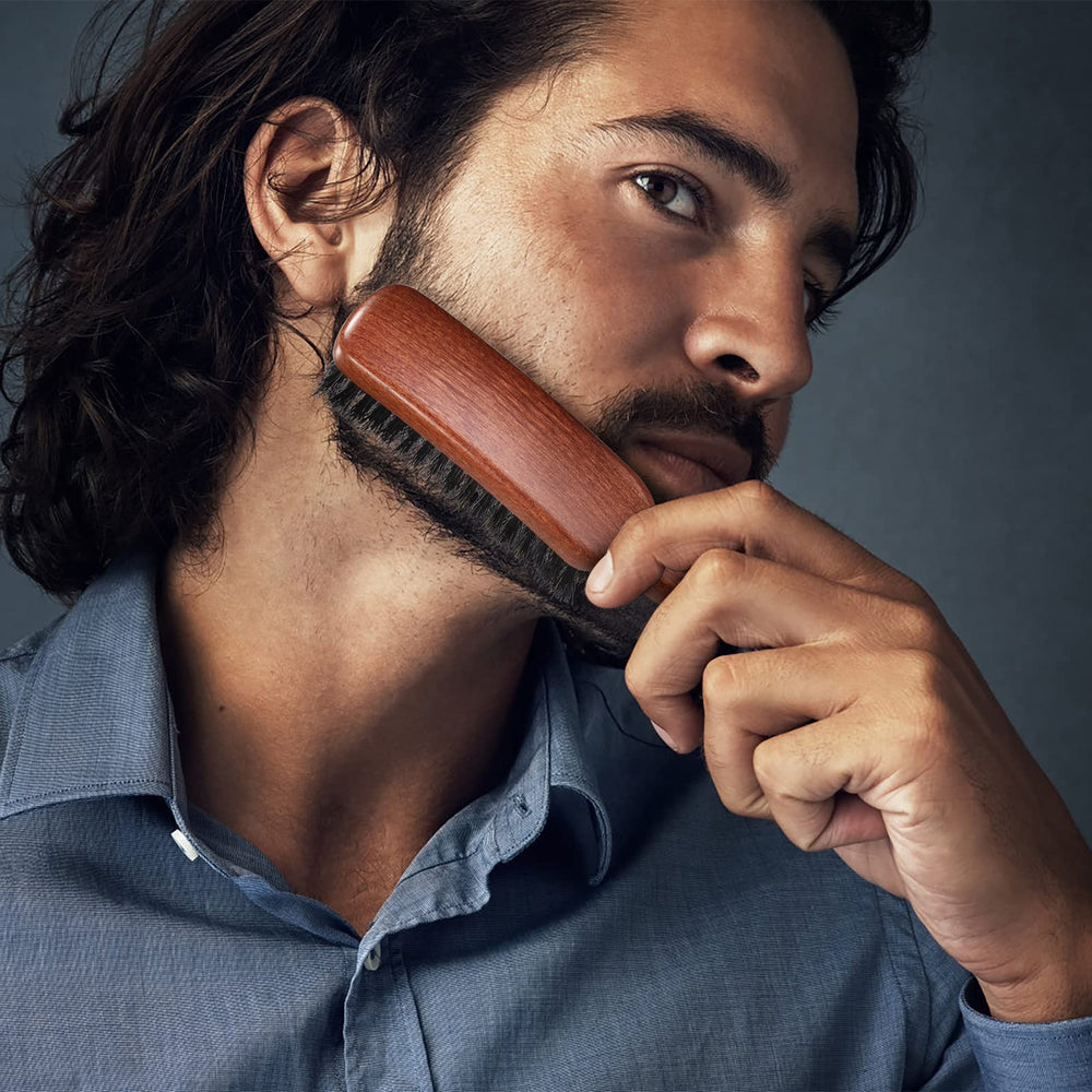 BESTOOL boar bristle brush aids defrizz and daily styling
