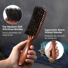 BESTOOL hair brush ergonomic handle improves control and comfort during styling