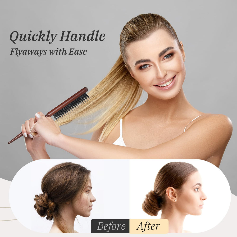 BESTOOL hair brush women ponytail use enables sleek styling and even oil distribution.