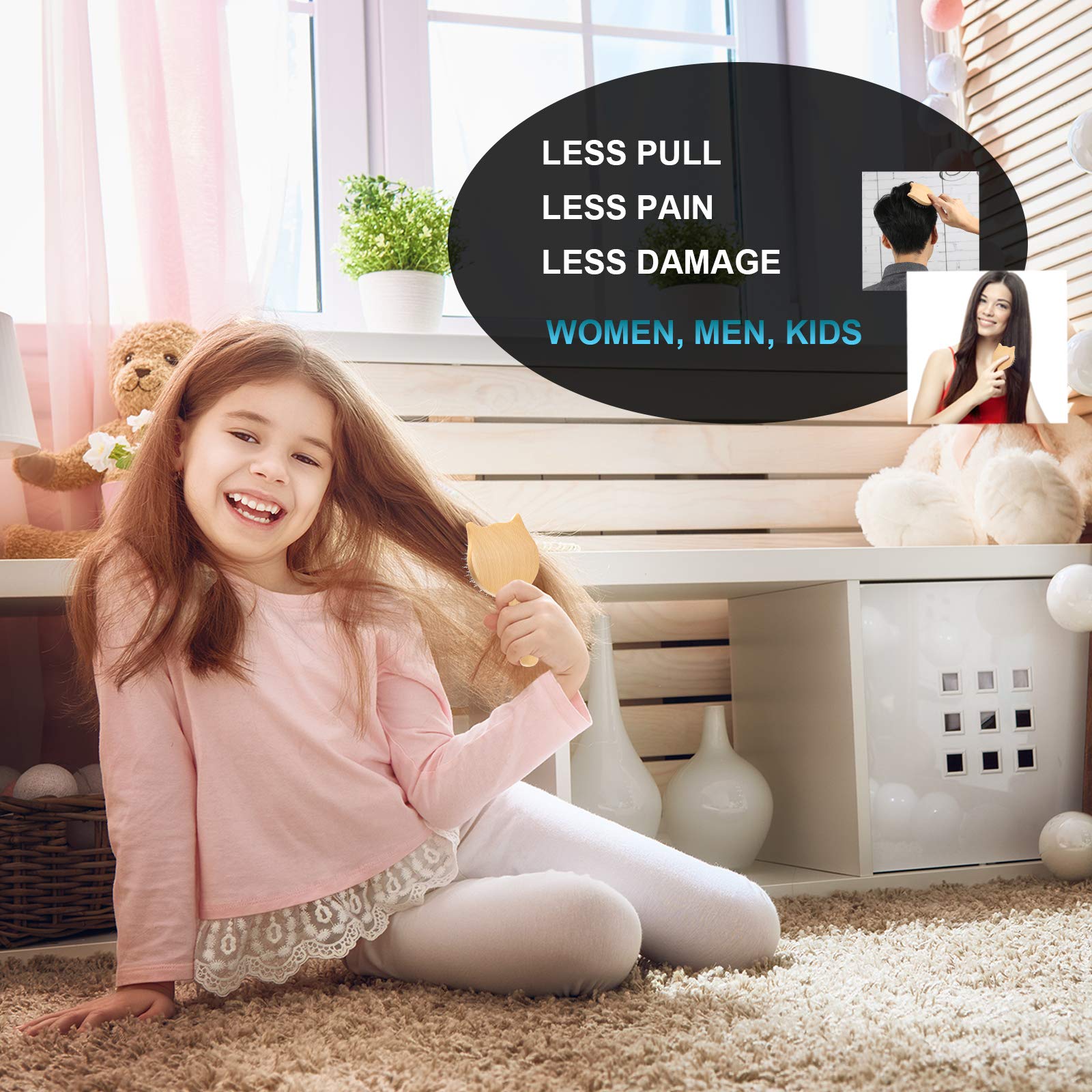 BESTOOL travel-friendly brush designed for kids and adults to use on the go.