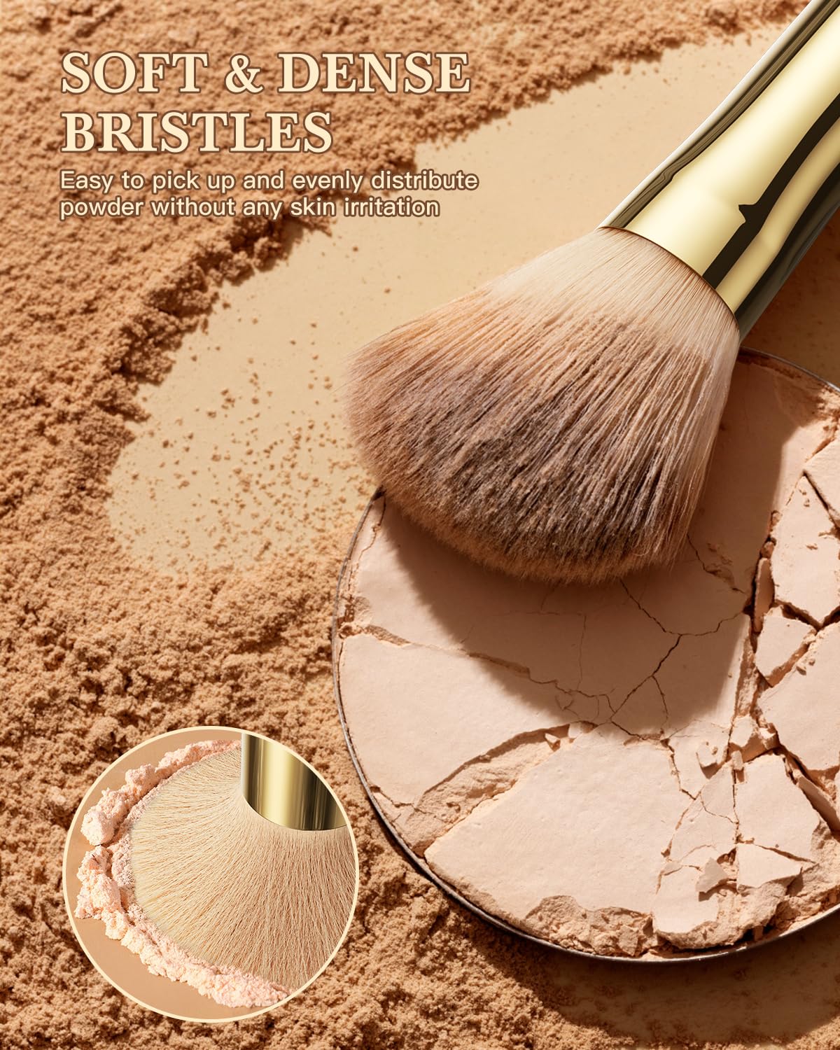 BESTOPE PRO blush brush for natural flush and seamless color