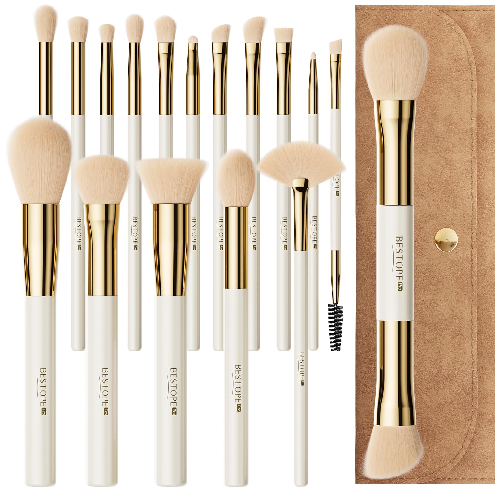 BESTOPE PRO dual-ended brush for versatile detailing and blending