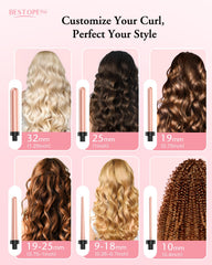 BESTOPE PRO long-barrel styling for back-of-head precision curls